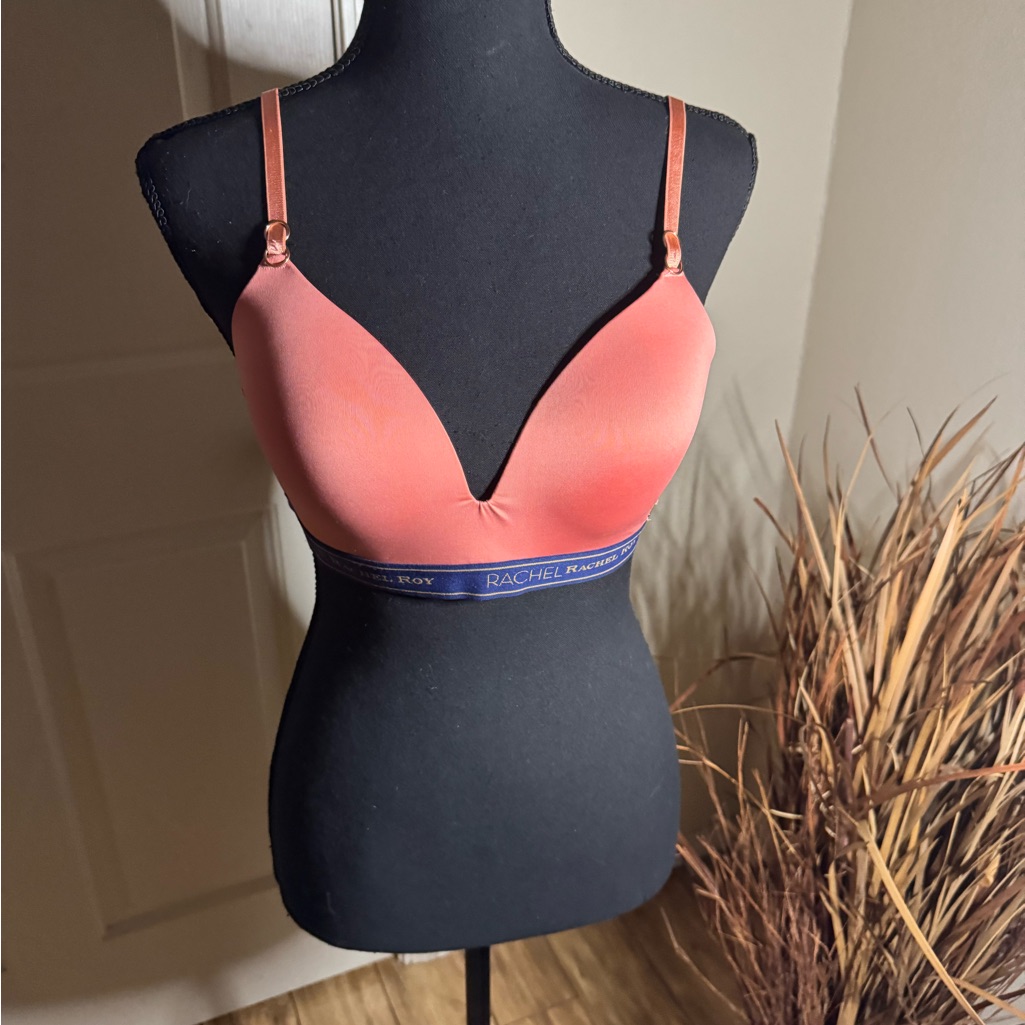 Rachel Rachel Roy Brand Womens Salmon Colored Bra Size 36b